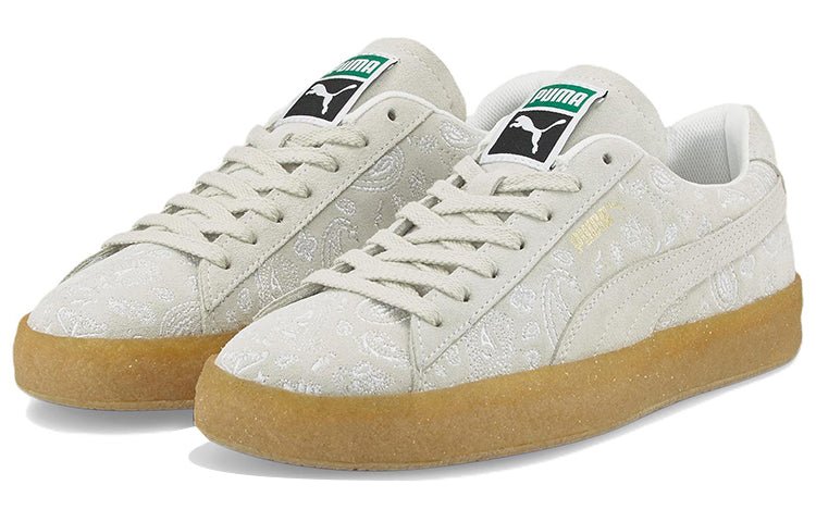 PUMA Suede Crepe Embroidery 'Gray Brown' 383796-01 - Image 3