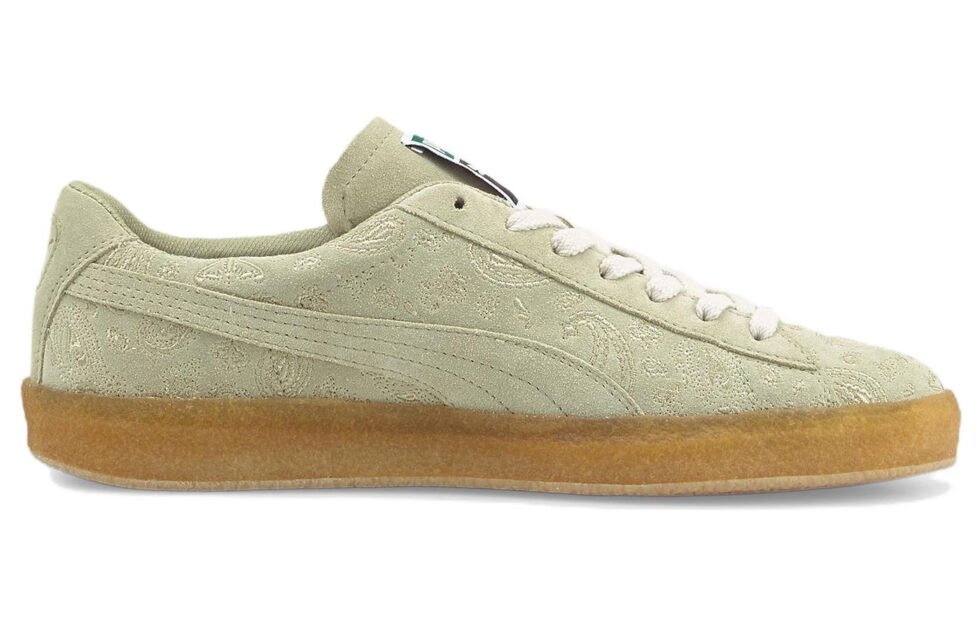 PUMA Suede Crepe Embroidery 'Green Brown' 383796-02 - Image 2