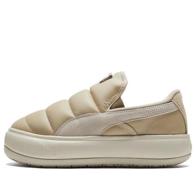 (WMNS) PUMA Suede Mayu Slip-on Sneakers Ivory 383827-02