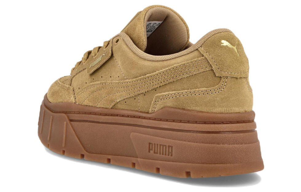 (WMNS) PUMA Mayze Stack Suede 'Brown Gold' 383983-03 - Image 4