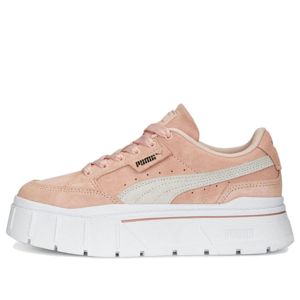 (WMNS) PUMA Mayze Stack Suede 'Rose Dust' 383983-07
