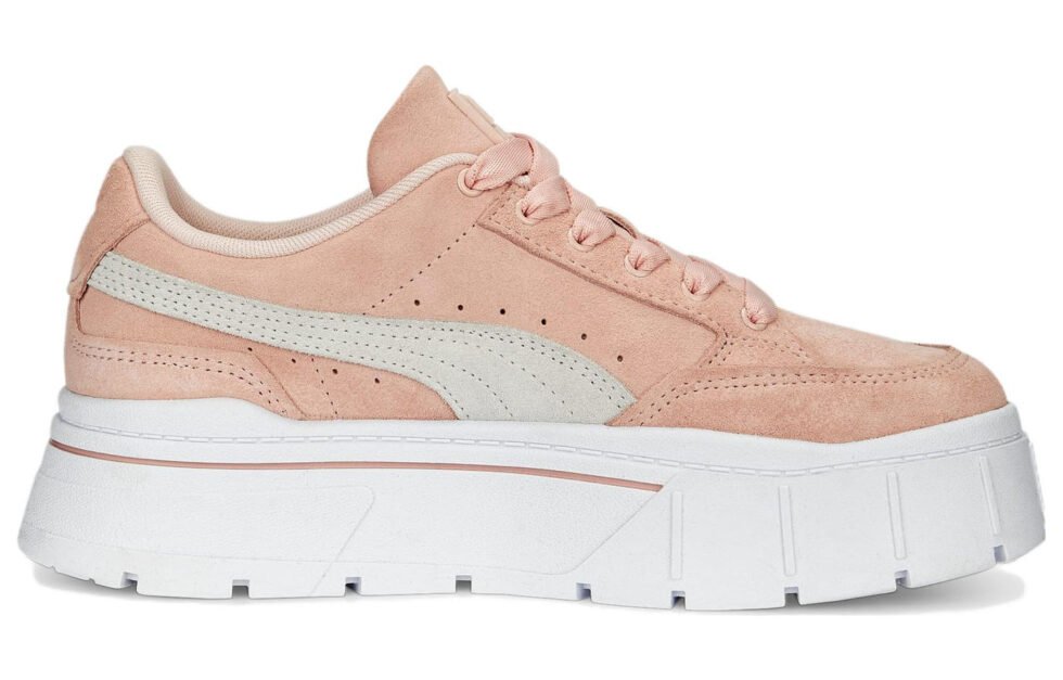 (WMNS) PUMA Mayze Stack Suede 'Rose Dust' 383983-07 - Image 2