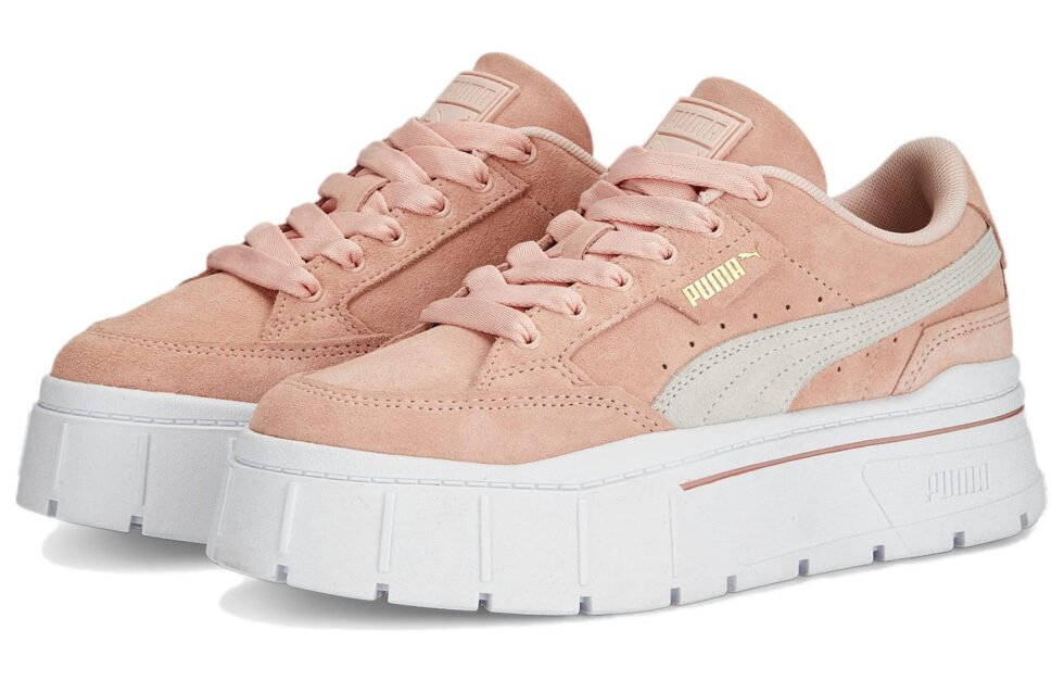 (WMNS) PUMA Mayze Stack Suede 'Rose Dust' 383983-07 - Image 3