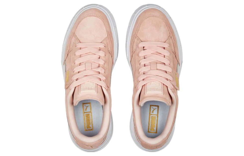 (WMNS) PUMA Mayze Stack Suede 'Rose Dust' 383983-07 - Image 4