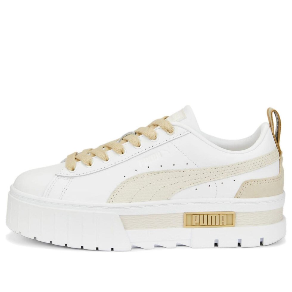 (WMNS) PUMA Mayze Luxe 'White Pale Khaki' 383995-06
