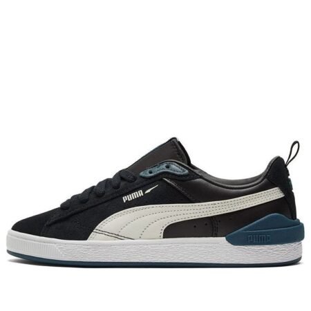 PUMA Unisex Suede Bloc Sneakers Black 384187-01