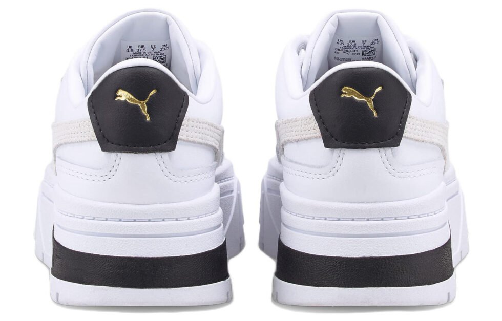 (WMNS) PUMA Mayze Stack 'White Vaporous Grey' 384363-01 - Image 4