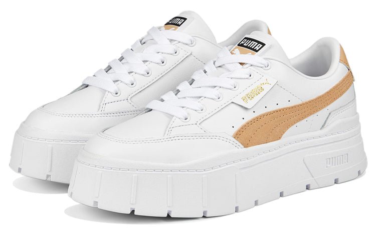 (WMNS) PUMA Mayze Stack 'White Light Sand' 384363-03 - Image 3