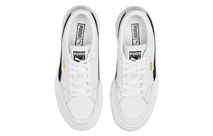 (WMNS) PUMA Mayze Stack 'White Black' 384363-04 - Image 3