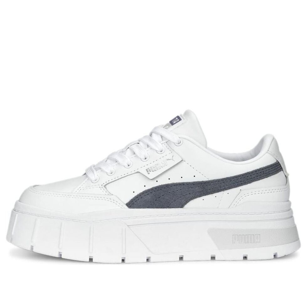 (WMNS) PUMA Mayze Stack 'White Gray Tile' 384363-08