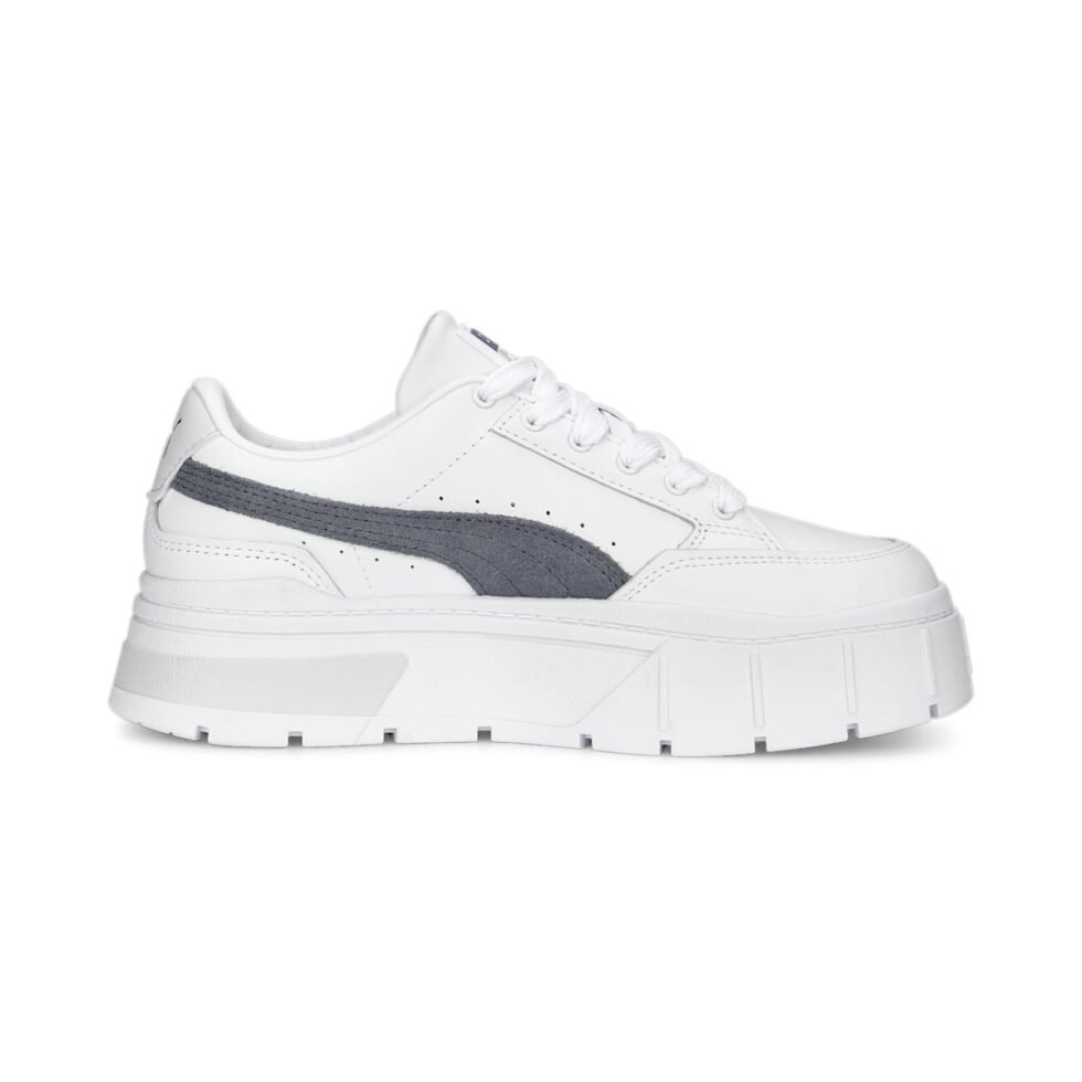 (WMNS) PUMA Mayze Stack 'White Gray Tile' 384363-08 - Image 2