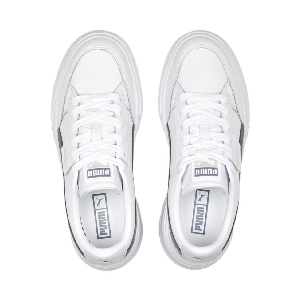 (WMNS) PUMA Mayze Stack 'White Gray Tile' 384363-08 - Image 4