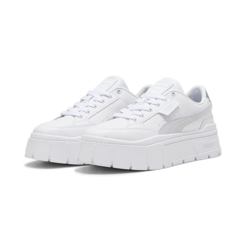 (WMNS) PUMA Mayze Stack 'White Stormy Slate' 384363-18 - Image 3