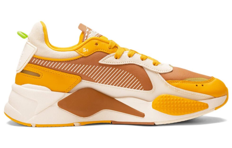 PUMA White Castle x RS-X 'Mocha Bisque Sunflower' 384466-01 - Image 2