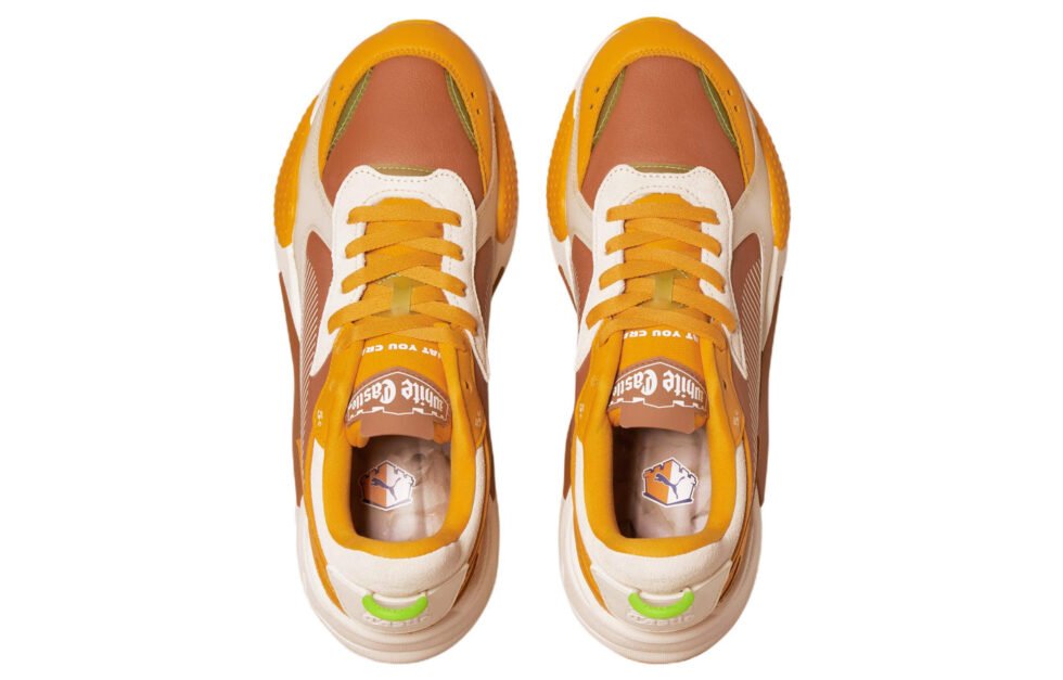 PUMA White Castle x RS-X 'Mocha Bisque Sunflower' 384466-01 - Image 3