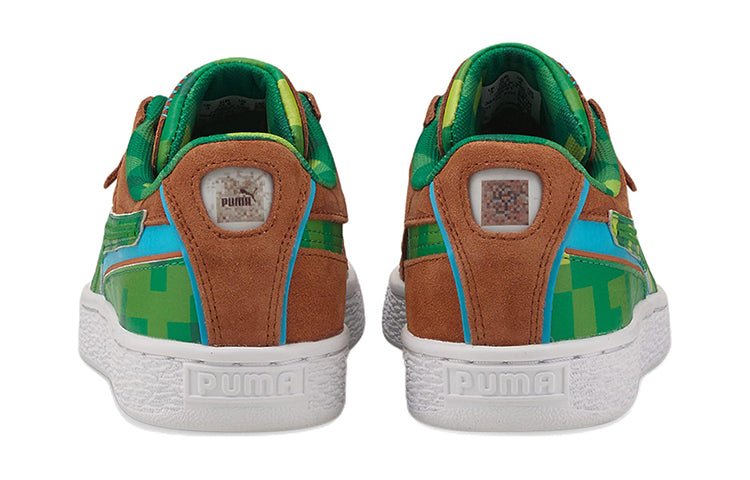 (GS) PUMA Minecraft x Suede 'Grass Block' 384485-01 - Image 5