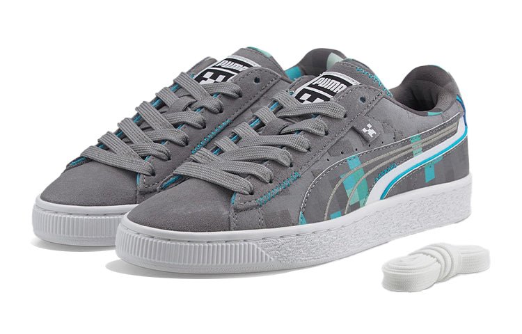 (GS) PUMA Minecraft x Suede 'Diamond Block' 384485-02 - Image 3