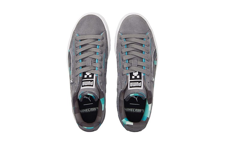 (GS) PUMA Minecraft x Suede 'Diamond Block' 384485-02 - Image 4