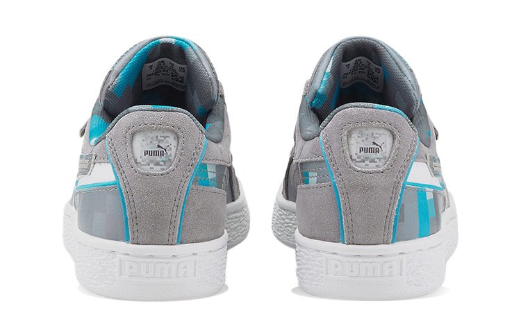 (GS) PUMA Minecraft x Suede 'Diamond Block' 384485-02 - Image 5