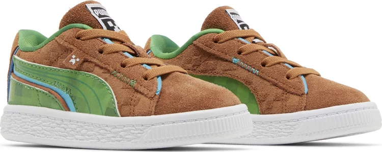 (TD) PUMA x Minecraft Suede 'Grass Block' 384487-01 - Image 2