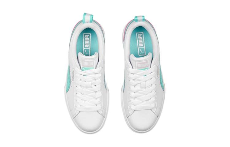 (GS) PUMA Mayze Leather 'White Mint' 384527-14 - Image 4