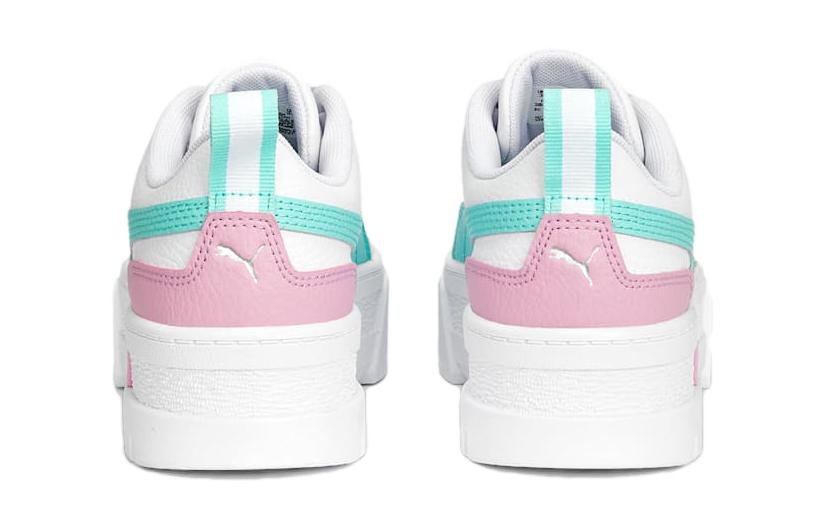 (GS) PUMA Mayze Leather 'White Mint' 384527-14 - Image 5