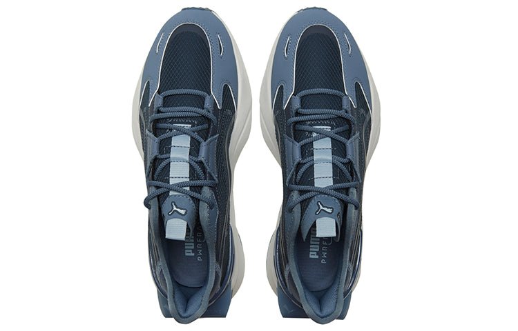PUMA Unisex Pwrframe Op-1 Mono Sneakers Blue 384562-02 - Image 4