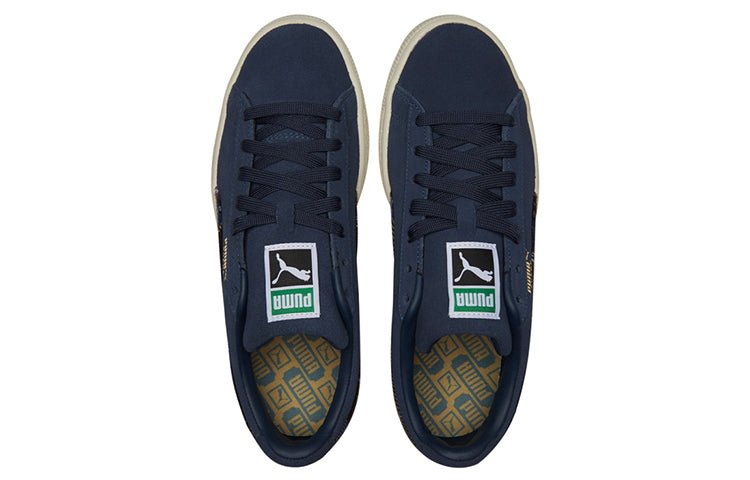 PUMA Unisex Suede Classic Flannel Sneakers Blue 384605-02 - Image 5