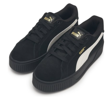 PUMA Karmen Suede Shoes 'Black' 384614-18 - Image 2