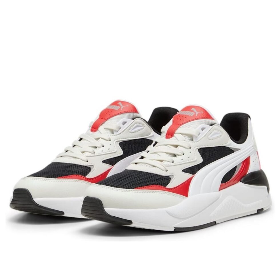 PUMA X-Ray Speed 'Beige White Black Red' 384638-44 - Image 2