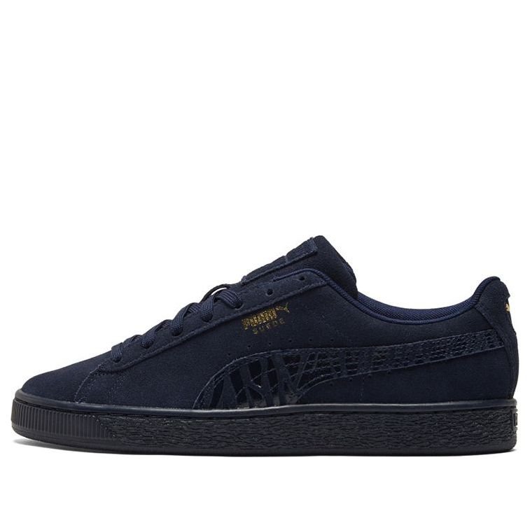 PUMA Suede Mono Deboss 'Dark Blue Black' 384688-02