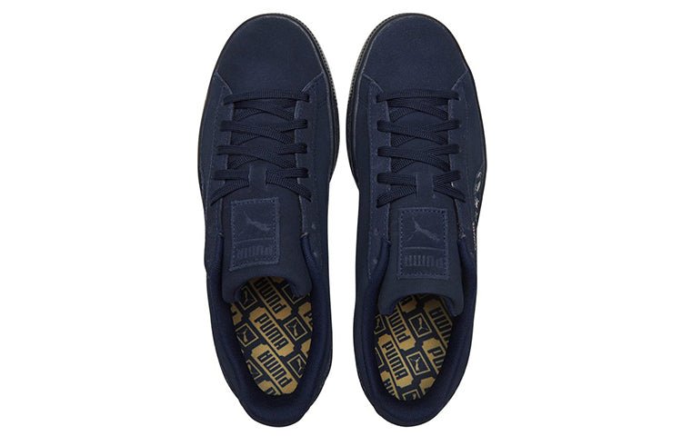 PUMA Suede Mono Deboss 'Dark Blue Black' 384688-02 - Image 4