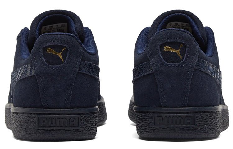 PUMA Suede Mono Deboss 'Dark Blue Black' 384688-02 - Image 5