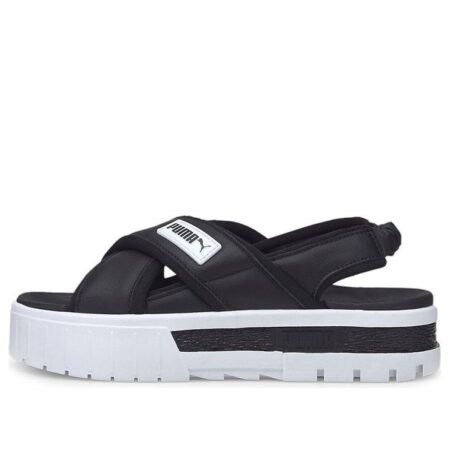 (WMNS) PUMA Mayze Sandal 'Black White' 384830-01