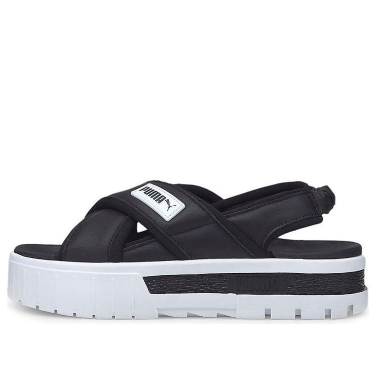 (WMNS) PUMA Mayze Sandal 'Black White' 384830-01