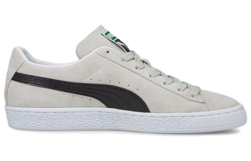 PUMA Suede Croc Retro Casual Skateboarding Shoes Unisex Gray White 384852-02 - Image 2