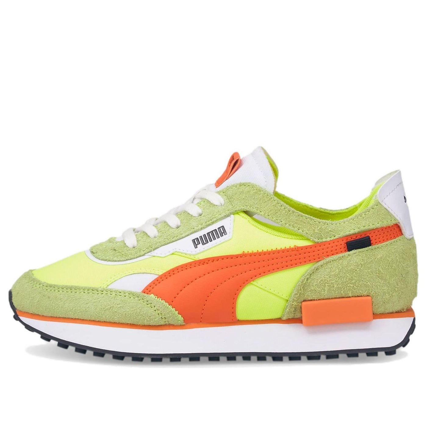 (WMNS) PUMA Future Rider Cut-Out Vintage 'Yellow Alert Dragon Fire' 384861-01