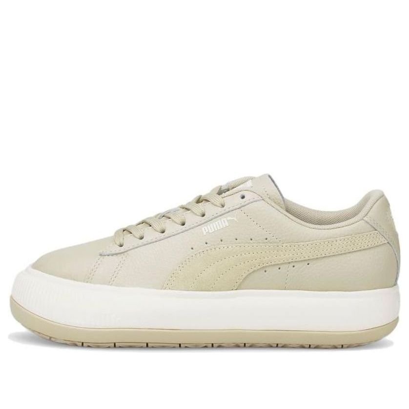 (WMNS) PUMA Suede Mayu Tonal Low Tops Casual Skateboarding Shoes Khaki 384870-02