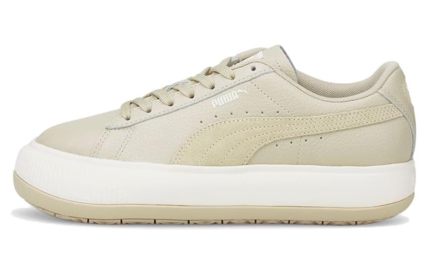 (WMNS) PUMA Suede Mayu Tonal Low Tops Casual Skateboarding Shoes Khaki 384870-02 - Image 2