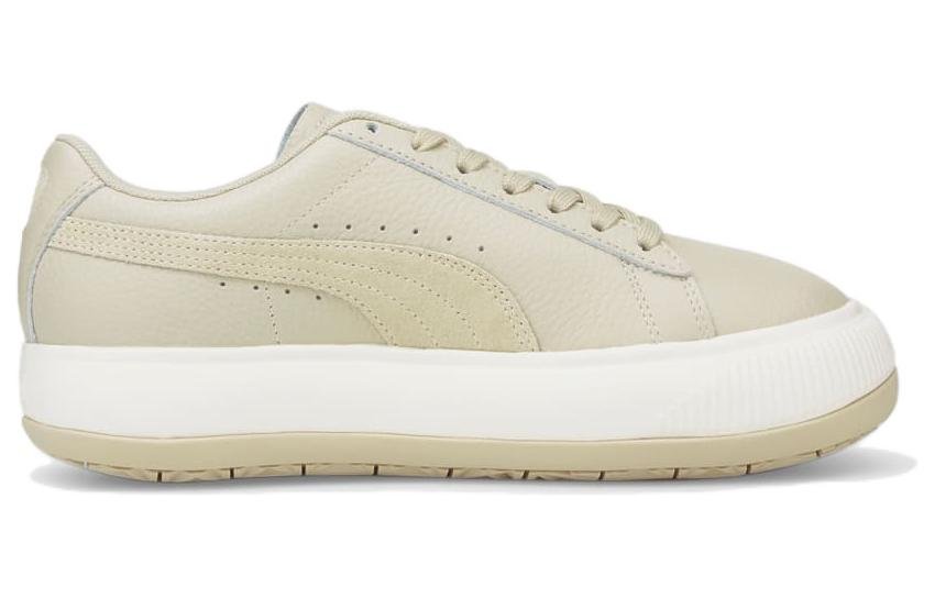 (WMNS) PUMA Suede Mayu Tonal Low Tops Casual Skateboarding Shoes Khaki 384870-02 - Image 3