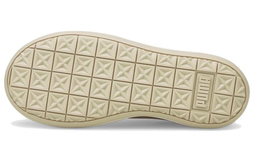 (WMNS) PUMA Suede Mayu Tonal Low Tops Casual Skateboarding Shoes Khaki 384870-02 - Image 6