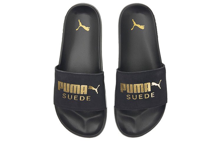 PUMA Leadcat 2.0 Suede Classic Slide 'Black' 384872-01 - Image 4