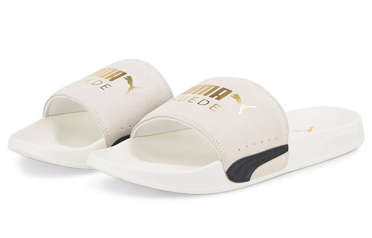 PUMA Lead Cat 2.0 Suede Classic Slide 'Marshmallow' 384872-02 - Image 3