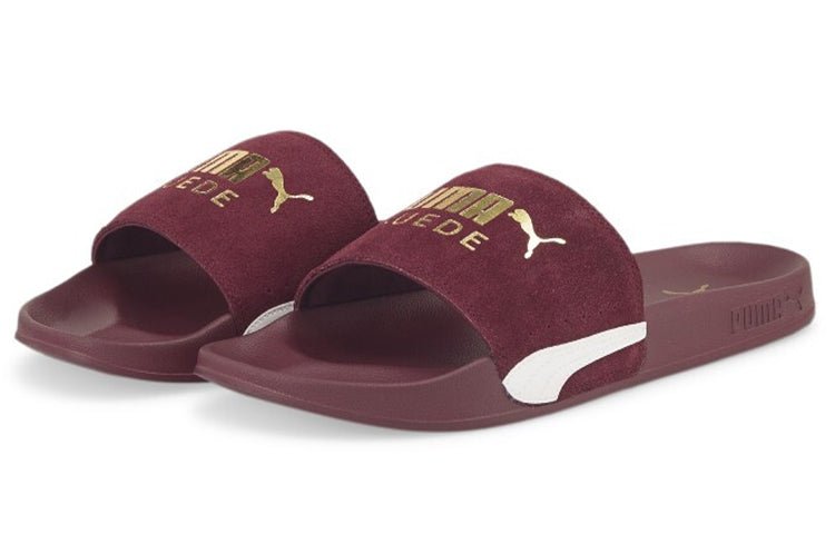 PUMA Leadcat 2.0 Suede Classic Slide 'Zinfandel' 384872-04 - Image 3