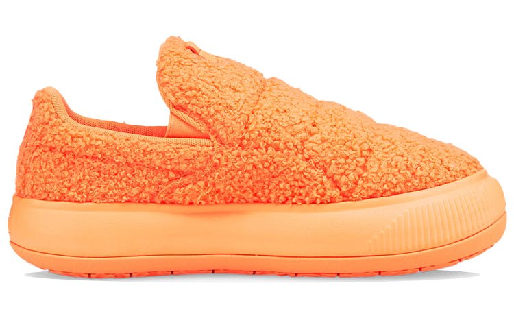 (WMNS) PUMA Suede Mayu Slip-On 'Teddy - Neon Citrus' 384887-04 - Image 2