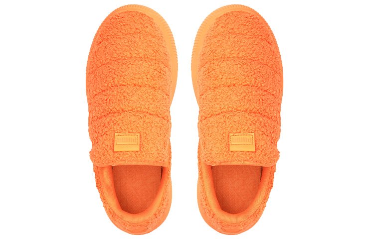 (WMNS) PUMA Suede Mayu Slip-On 'Teddy - Neon Citrus' 384887-04 - Image 4
