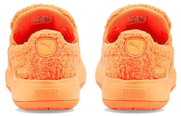 (WMNS) PUMA Suede Mayu Slip-On 'Teddy - Neon Citrus' 384887-04 - Image 5