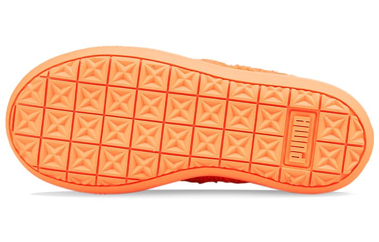 (WMNS) PUMA Suede Mayu Slip-On 'Teddy - Neon Citrus' 384887-04 - Image 6