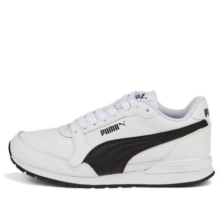 (GS) PUMA ST Runner v3 Leather 'White Black' 384904-07