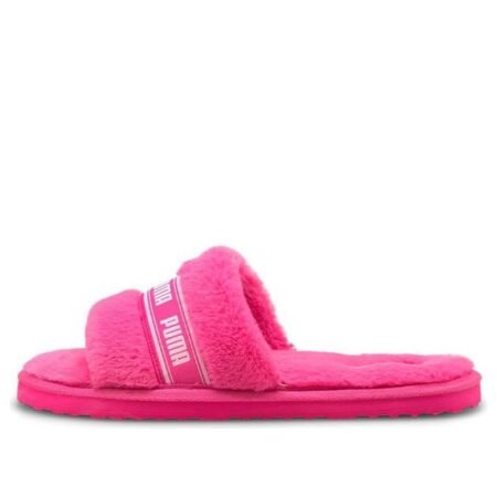 (WMNS) PUMA Fluff Slides 'Fluo Pink' 384937-03
